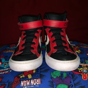 Boys Velcro Converse High Tops Size 3